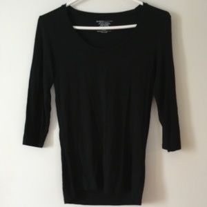 MAJESTIC FILATURES Superwashed Soft Touch Deluxe 3/4 Sleeve Tee Shirt 1